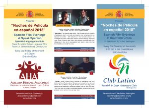 Spanish movie evenings 2018 